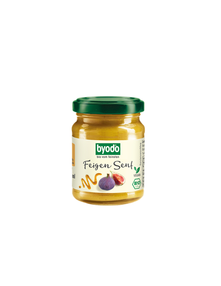 Musztarda figowa bezglutenowa bio - 125 ml - Byodo