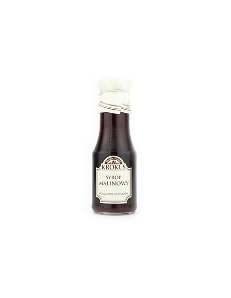 Syrop malinowy bezglutenowy - 355g (280ml) - Krokus