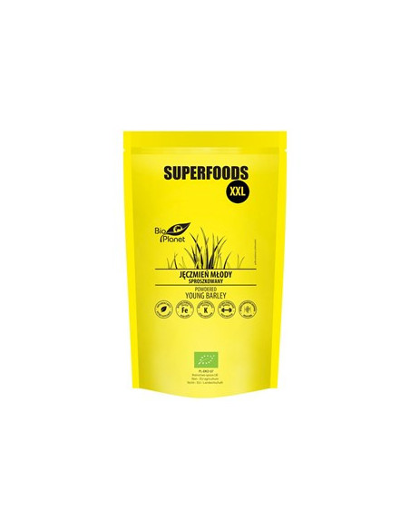 Jęczmień młody sproszkowany - 400g - Bio Planet Superfoods