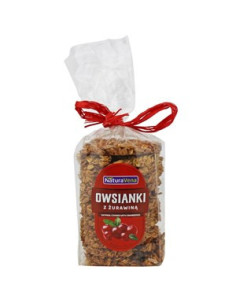 Ciastka owsianki z żurawiną - 175g - Naturavena