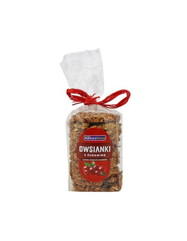 Ciastka owsianki z żurawiną - 175g - Naturavena