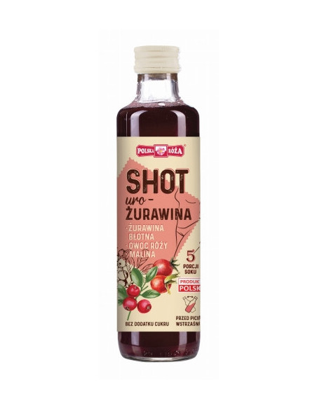 Shot żurawina - 250 ml - Polska Róża