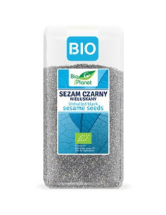 Sezam czarny niełuskany Bio - 200g - Bio Planet