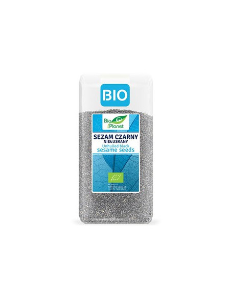 Sezam czarny niełuskany Bio - 200g - Bio Planet