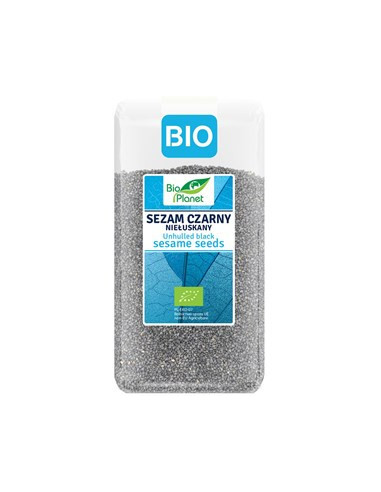 Sezam czarny niełuskany BIO - 400g - Bio Planet