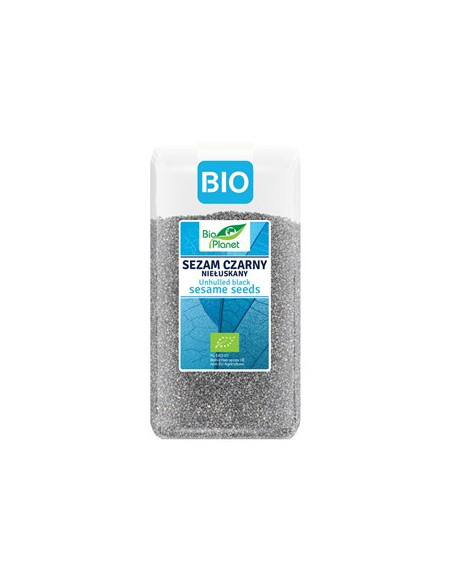 Sezam czarny niełuskany BIO - 400g - Bio Planet