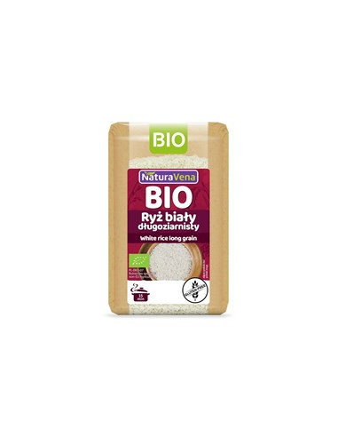 Ryż biały długoziarnisty Bio - 500g - Naturavena