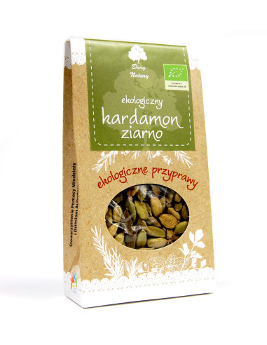 Ekologiczny kardamon ziarno - 40g - Dary Natury