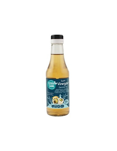Ocet ryżowy do sushi niesłodzony filtrowany BIO - 250ml - Terrasana