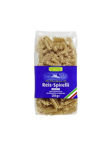 Makaron (ryżowy razowy) świderki bezglutenowy BIO - 250g - Rapunzel