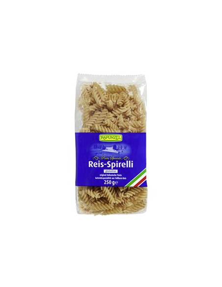 Makaron (ryżowy razowy) świderki bezglutenowy BIO - 250g - Rapunzel
