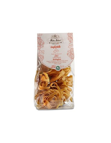 Makaron (z ciecierzycy i brązowego ryżu) tagliatelle bezglutenowy BIO - 250g - Pasta Natura