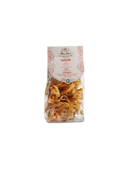 Makaron (z ciecierzycy i brązowego ryżu) tagliatelle bezglutenowy BIO - 250g - Pasta Natura
