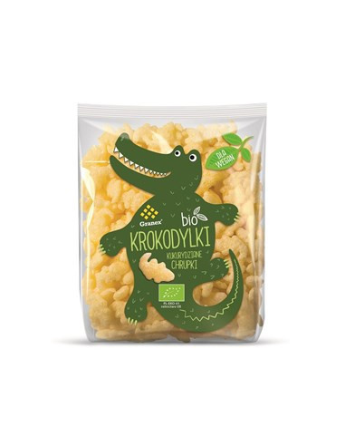 Chrupki kukurydziane krokodylki Bio - 80g - Granex