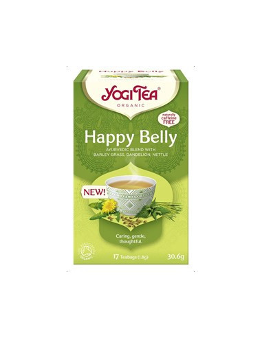 Herbatka Lekki Brzuch (Happy Belly) BIO 17 saszetek - 30,6g - Yogi Tea