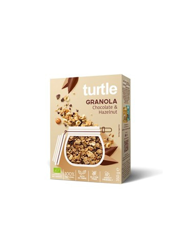 Granola czekolada - orzechy laskowe bezglutenowe - 350g - Turtle