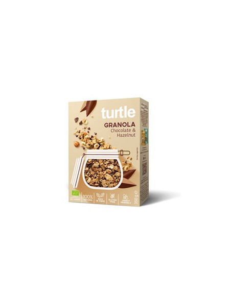 Granola czekolada - orzechy laskowe bezglutenowe - 350g - Turtle