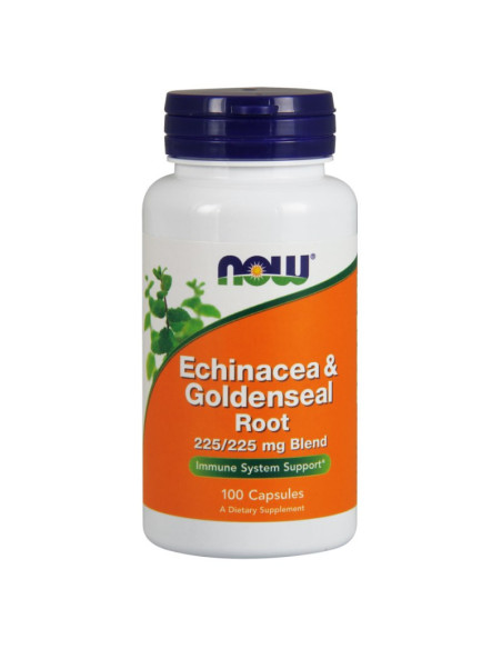 Echinacea Goldenseal Root - 100kaps - Now Foods