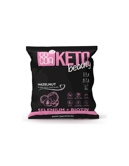 Orzechy laskowe w keto czekoladej beauty - 70g - Cocoa