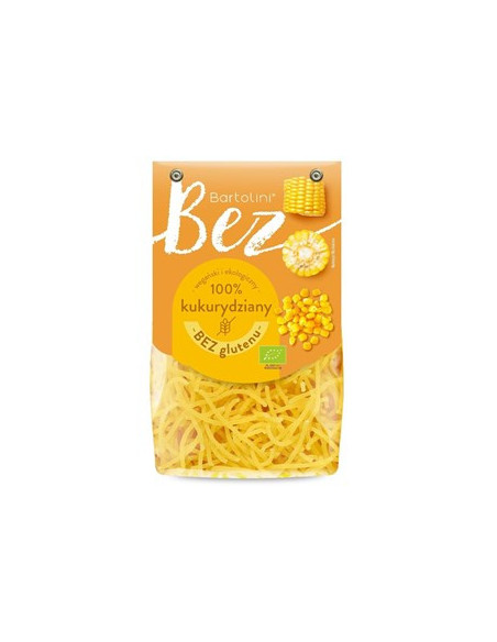 Makaron kukurydziany krajanka bez glutenu BIO - 250g - Bartolini