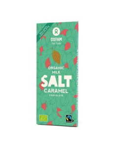 Czekolada mleczna ze słonym karmelem Fair Trade Bio - 100g - Oxfam