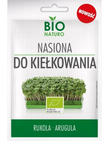 Nasiona do kiełkowania Rukola BIO - 25g - Naturo
