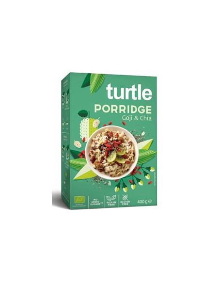 Owsianka z nasionami goji i nasionami chia bez cukru bezglutenowa - 400g - Turtle