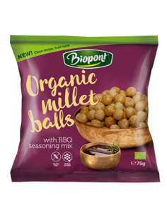 Chrupki jaglane barbecue bezglutenowe BIO - 75g - Biopont