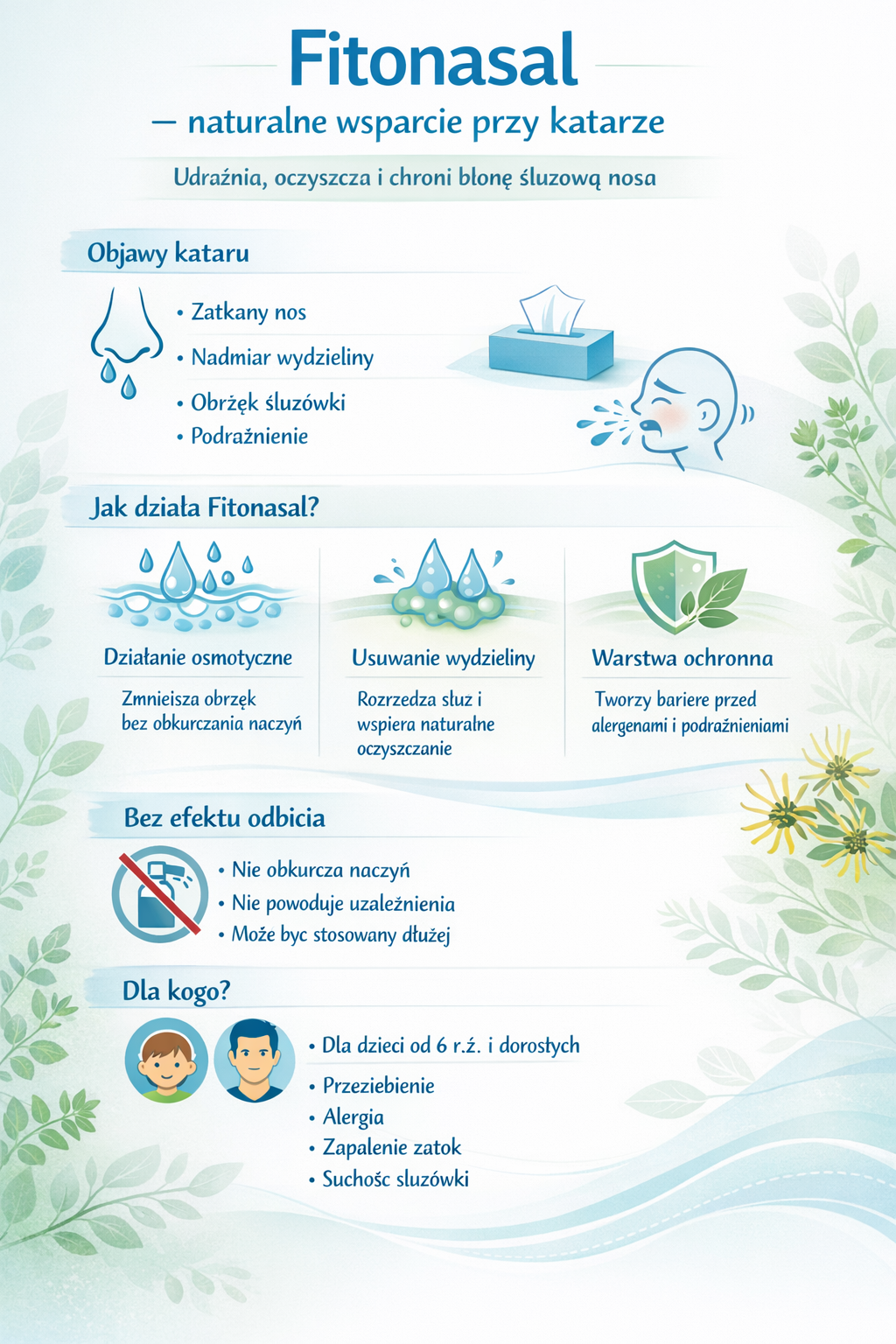 Oddychaj swobodnie – poznaj Fitonasal skoncentrowany spray do nosa
